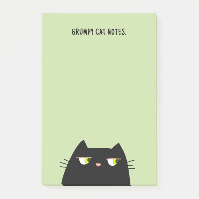 Post-It Grumpy Cat Drôle Mignon Kawaii (Devant)