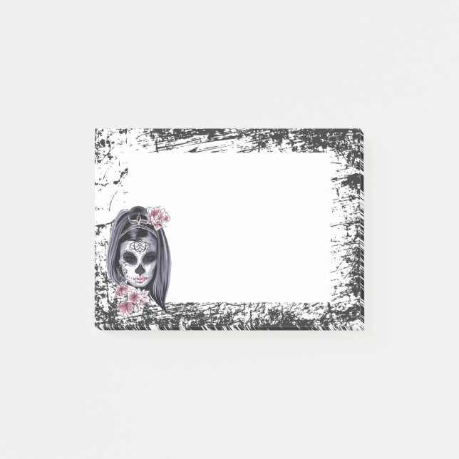 Post-it® Grunge et crâne (Devant)