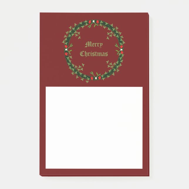 Post-it® Guirlande de Noël gothique personnalisée (Devant)