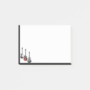 Post-it® Guitare Lecteur Musicien Musique Musicale Notes mu