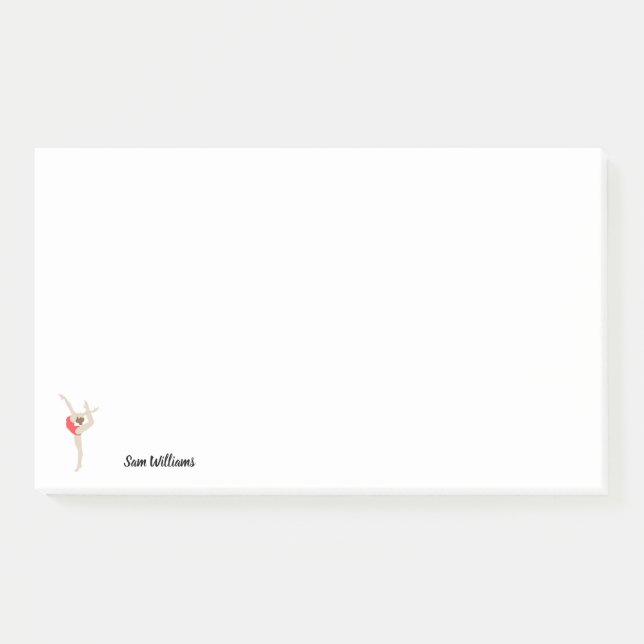 Post-it® Gymnaste féminine (Devant)
