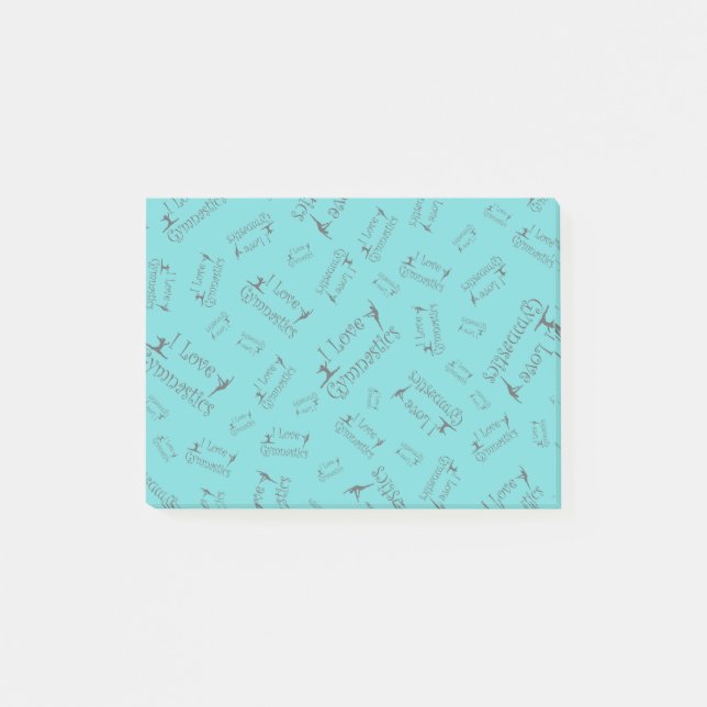 Post-it® Gymnastique d'amour de la turquoise I (Devant)