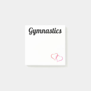 Post-it® Gymnastique post-it Notes 3x3 avec coeur
