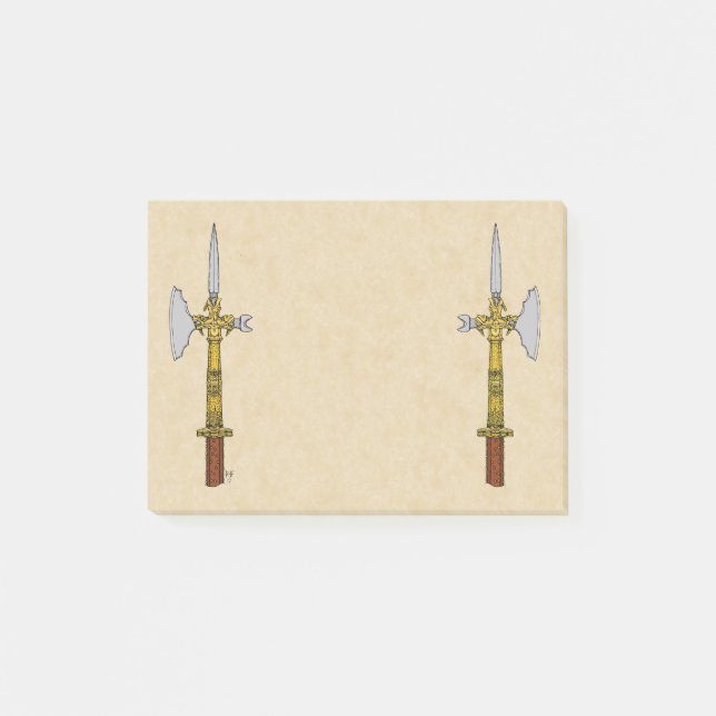 Post-it® Hache d'armes d'Édouard IV (Devant)