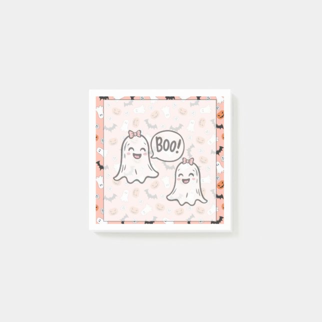 Post-it® Halloween Boo Ghost Post -it Notes (Devant)