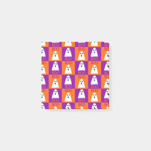 Post-it® Halloween Boo Ghost Purple et Carrés orange