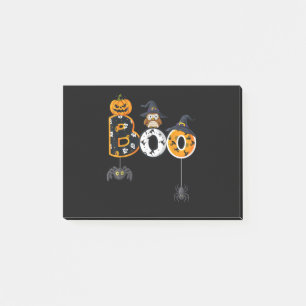 Post-it® Halloween Boo Owl avec sorcière Casquette araignée