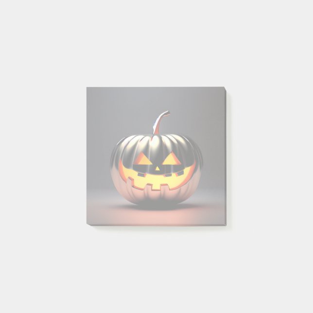 Post-it® Halloween Citrouille brillant (Devant)