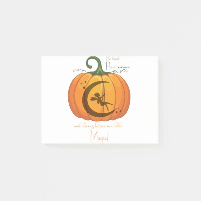 Post-it® Halloween Citrouille Fairy design (Devant)