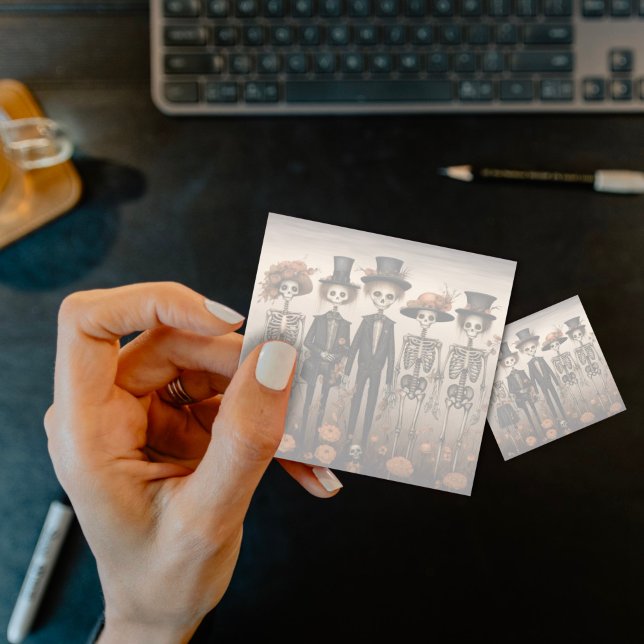 Post-it® Halloween de la famille Skeleton (Créateur téléchargé)