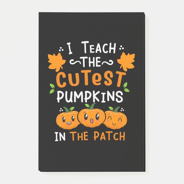 Post-it® Halloween Enseignant Cutest Citrouille Anniversair (Devant)