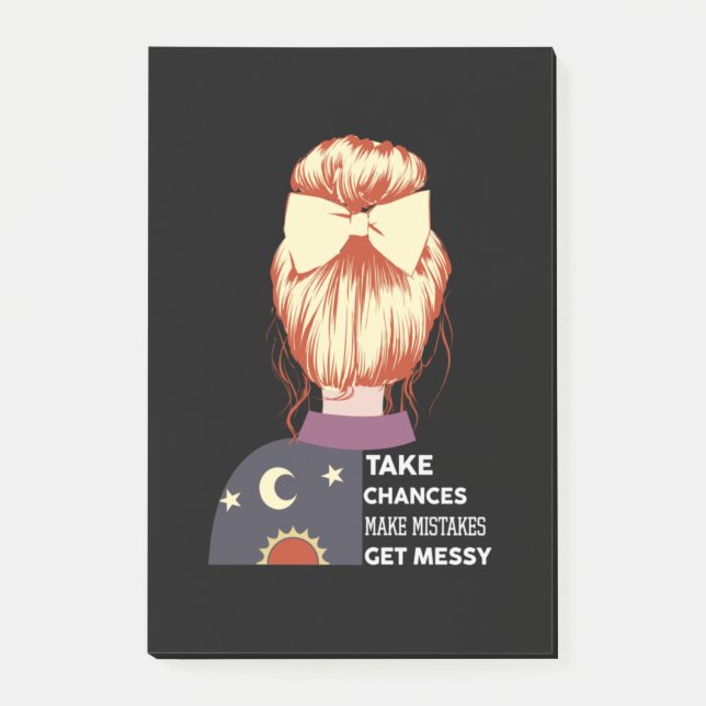 Post-it® Halloween Prenez des chances de faire des erreurs  (Devant)