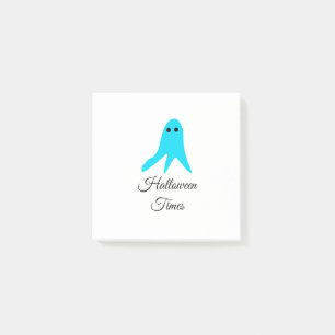 Post-it® Halloween temps bleu fantôme gribouiller main dess