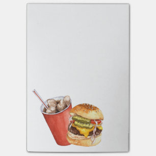 Post-it® Hamburger et