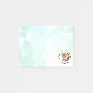 Post-it® HammyVille - Hamster mignon avec citation motivati