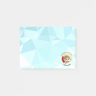 Post-it® HammyVille - Hamster mignon avec citation motivati