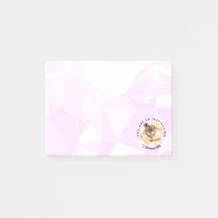 Post-it® HammyVille - Hamster mignon avec citation motivati
