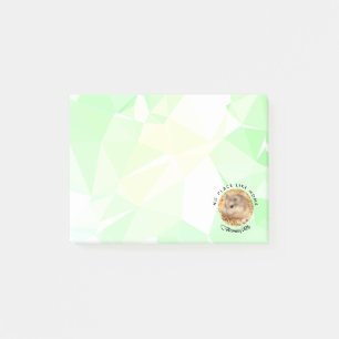 Post-it® HammyVille - Hamster mignon avec citation motivati