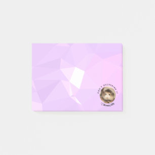 Post-it® HammyVille - Hamster mignon avec citation motivati