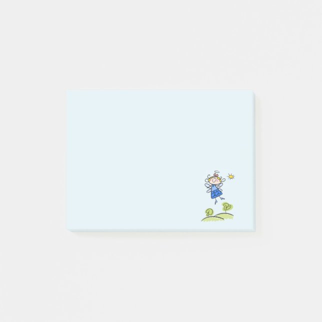 Post-it® Happy Angel Fairy Jumping et Dancing Dehors (Devant)