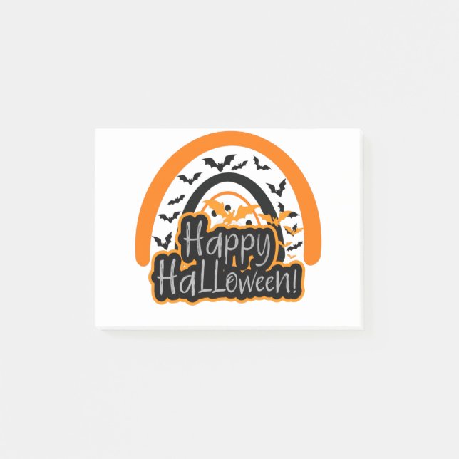 Post-it® Happy Halloween mignonne Ghost Boo (Devant)