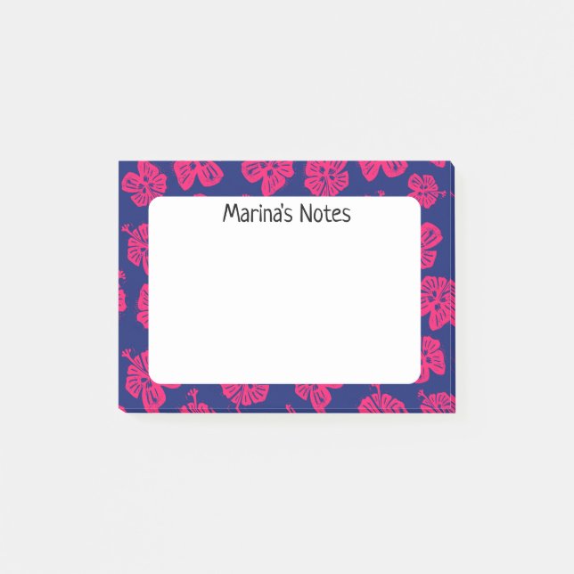 Post-it® Happy Hibiscus Flower Notes personnelles (Devant)
