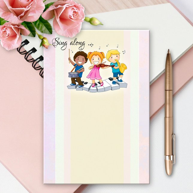 Post-it® Happy Music Teacher Post It Notes (Créateur téléchargé)