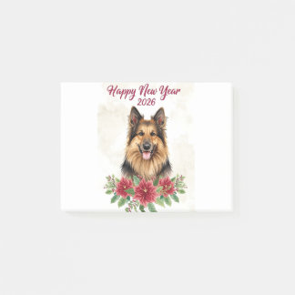 Post-it® Happy New Year 2026 Dog Kids Poster