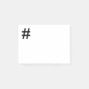 Post-it® #HASHTAG - Symbole de balise de hachage