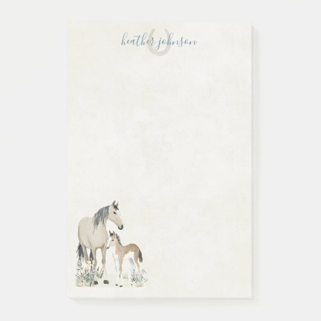Post-it® Hearthlight Notes Meadow & Mane Notes (Devant)