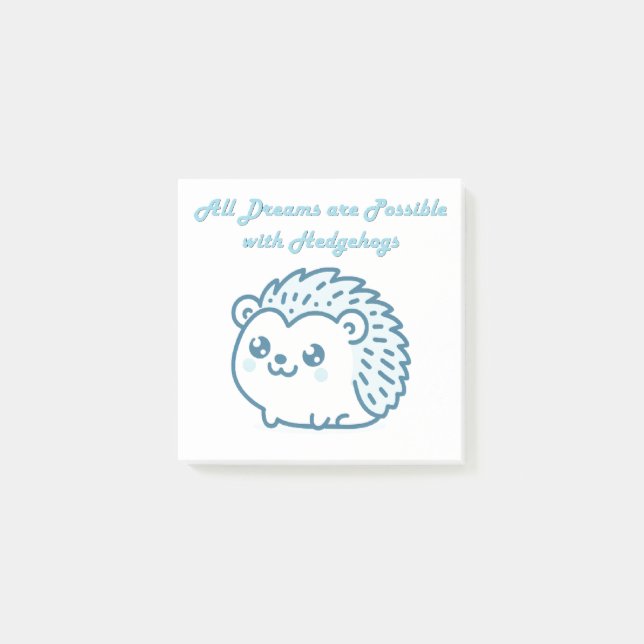 Post-it® Hedgehog dream post it (Devant)