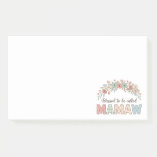 Post-it® Heureuse d'être appelée Mamaw