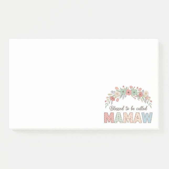 Post-it® Heureuse d'être appelée Mamaw (Devant)