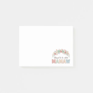 Post-it® Heureuse d'être appelée Mamaw