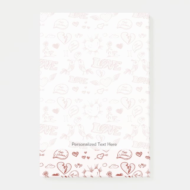 Post-it® Heureuse Sainte-Valentin (Devant)