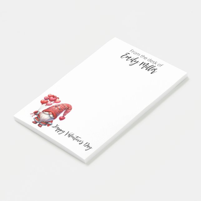 Post-it® Heureuse Sainte-Valentin Gnome (Incliné)