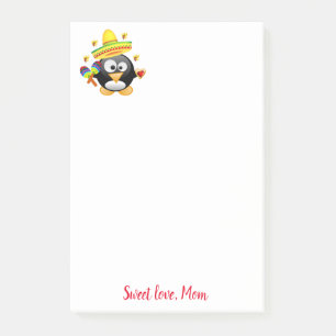 Post-it® Heureuse Sainte-Valentin Penguin Publier une note