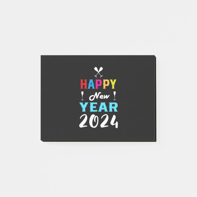 Post-it® heureux nouvel an 2024 (9) (Devant)