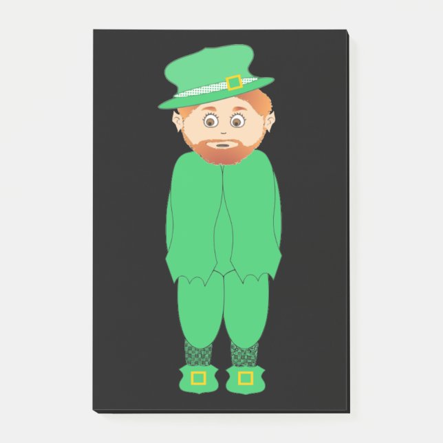 POST-IT® "HEUREUX ST. JOUR DE PATRICK" LEPRECHAUN (Devant)