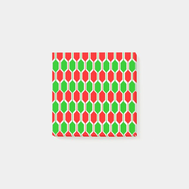 Post-it® Hexagones de Noël (Devant)