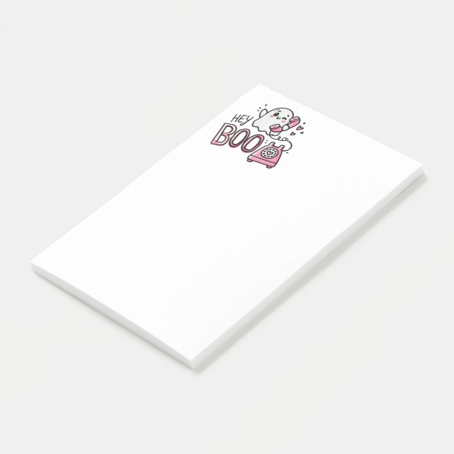 Post-it® Hey Boo - Ghost with Love (Incliné)