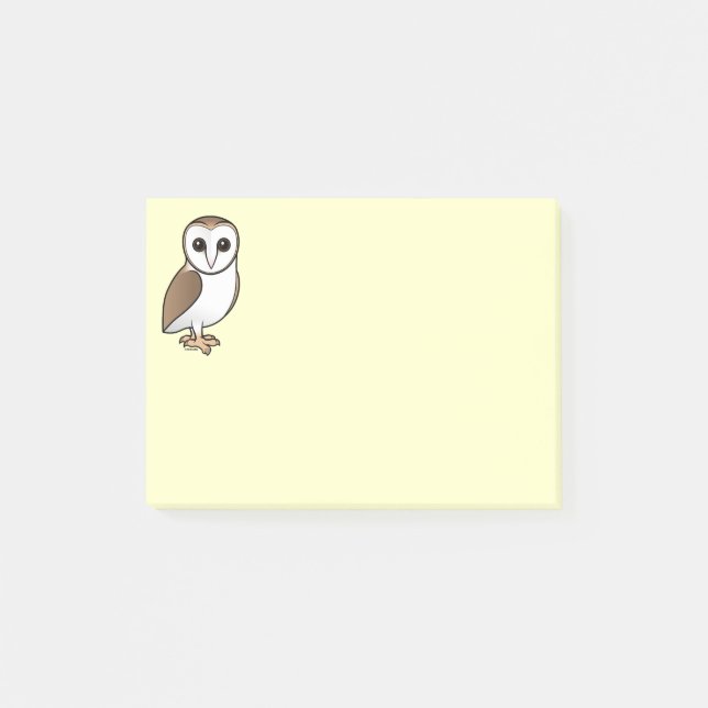 Post-it® Hibou de grange (Devant)