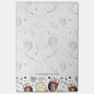 Post-it® Hibou drôle de texture