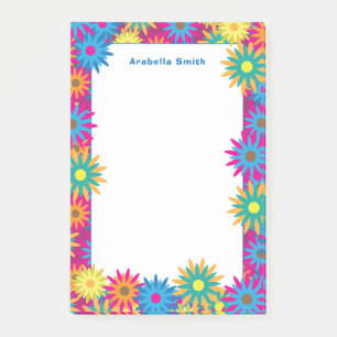 Post-it® Hippie au pouvoir des fleurs dans les années soix