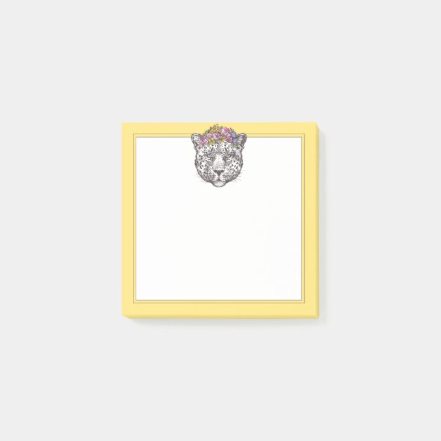 Post-it® Hippie de léopard chic (Devant)