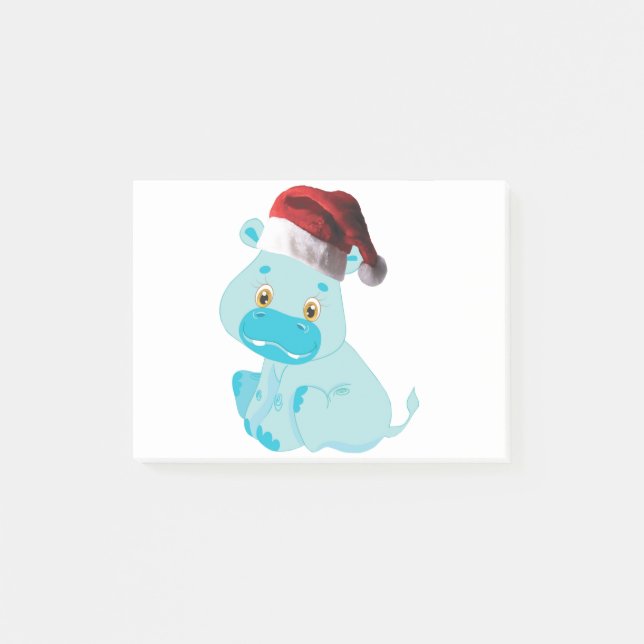 Post-it® Hippo bébé de Noël (Devant)