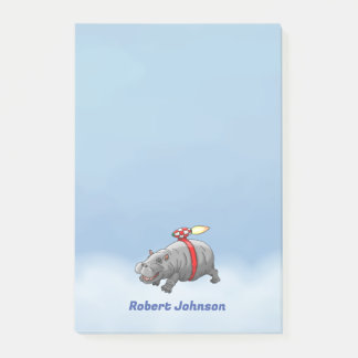 Post-it® Hippopotame Fusée