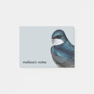Post-it® Hirondelle bicolore séduisante : Oiseau chanteur s