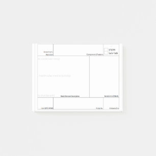 Post-it® Histoire agile d'aide de planification d'histoire