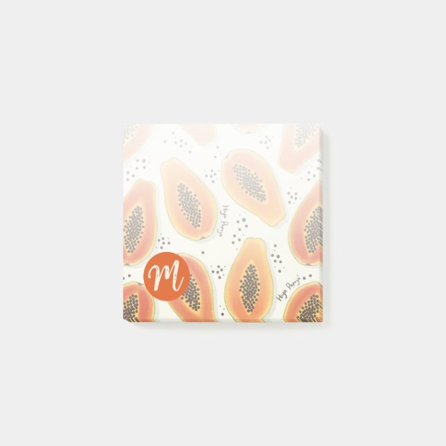 Post-it® Hiya Papaya Motif (Devant)